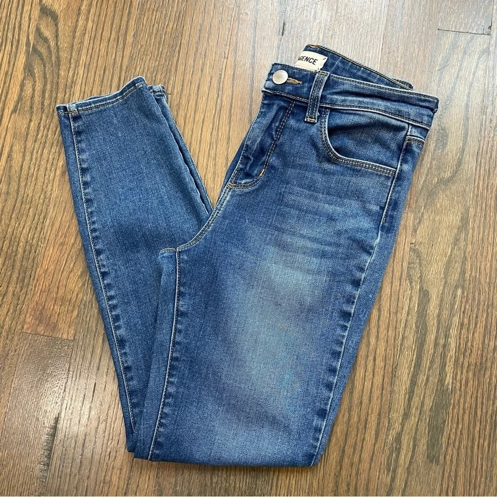 L'agence Margot High Rise Skinny Jeans in Neptune